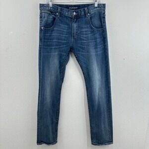 Driftwood‎ Denim Jeans Size 33 Slim Straight Leg Women's Medium Wash Casual